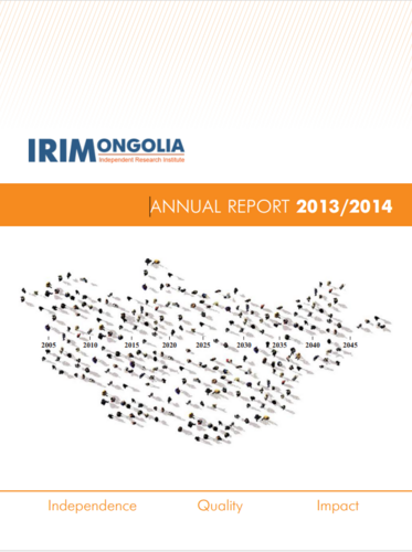 IRIM 2013 - 2014 Annual report English